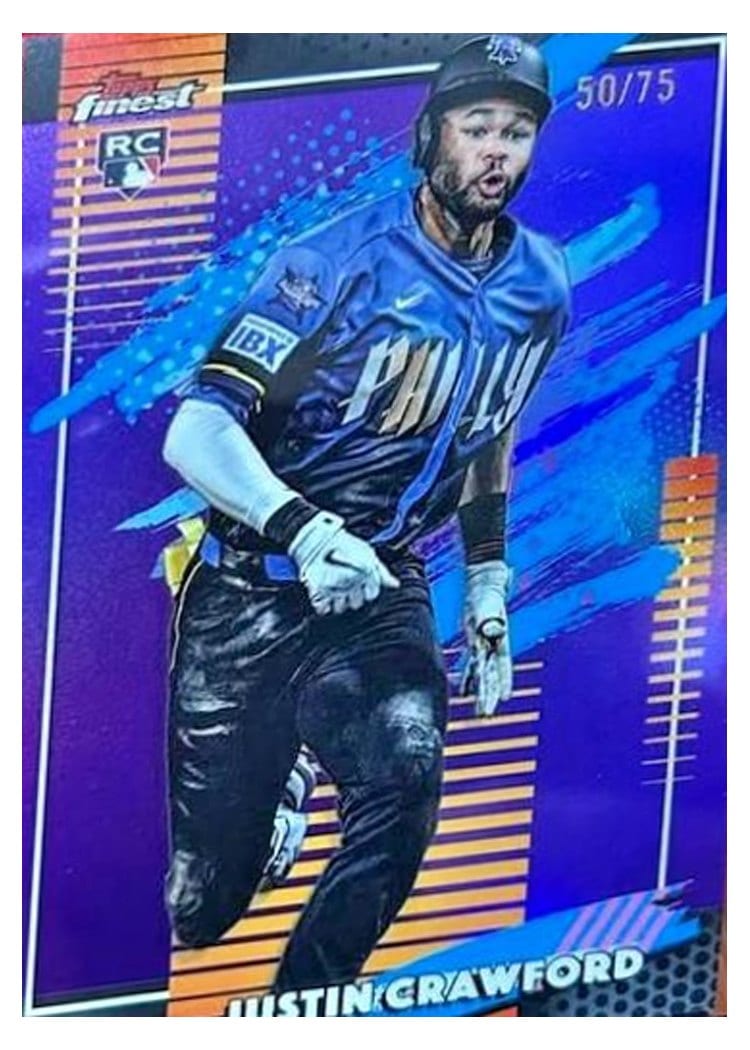 2026 Topps Finest Justin Crawford #123 card