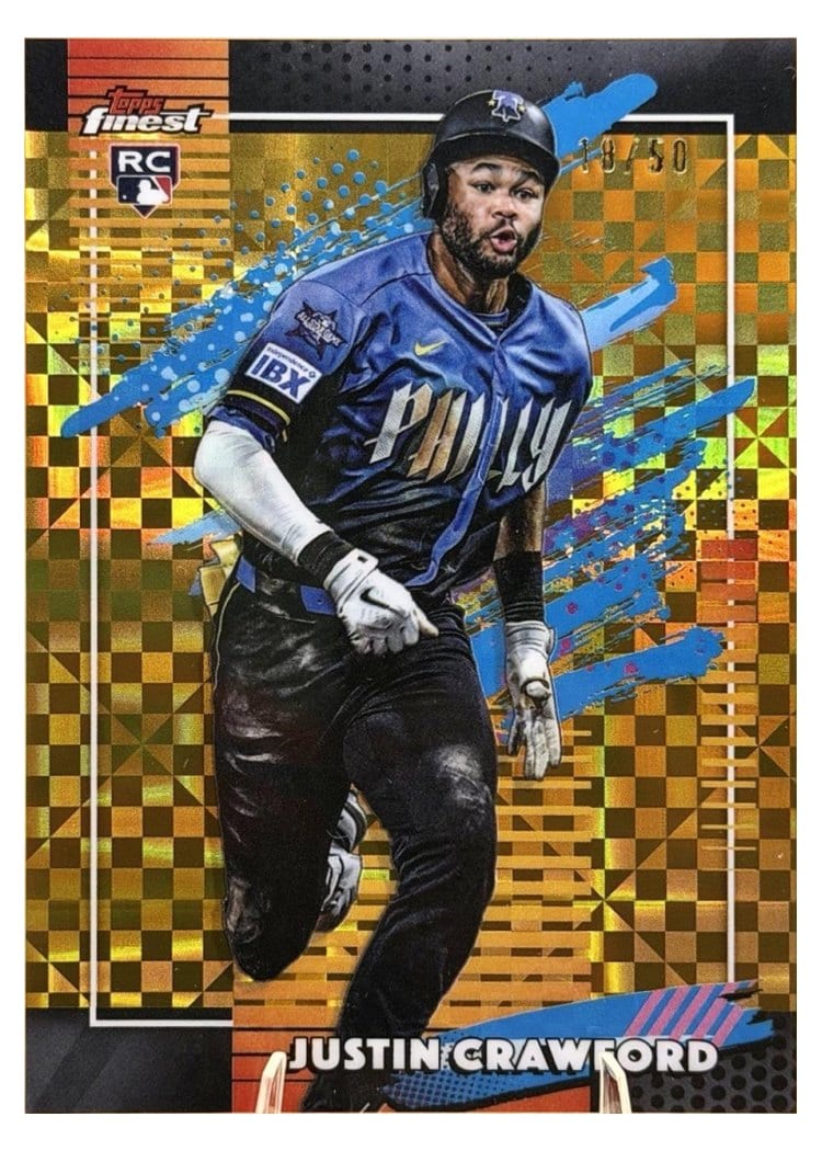 2026 Topps Finest Justin Crawford #123 card