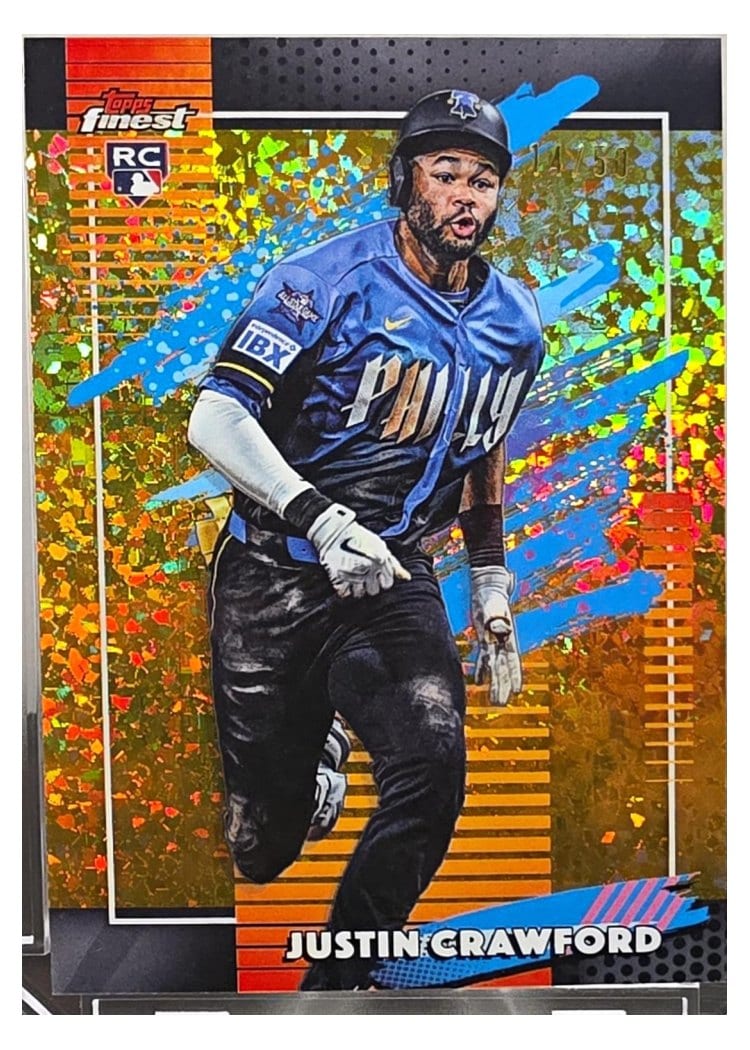 2026 Topps Finest Justin Crawford #123 card