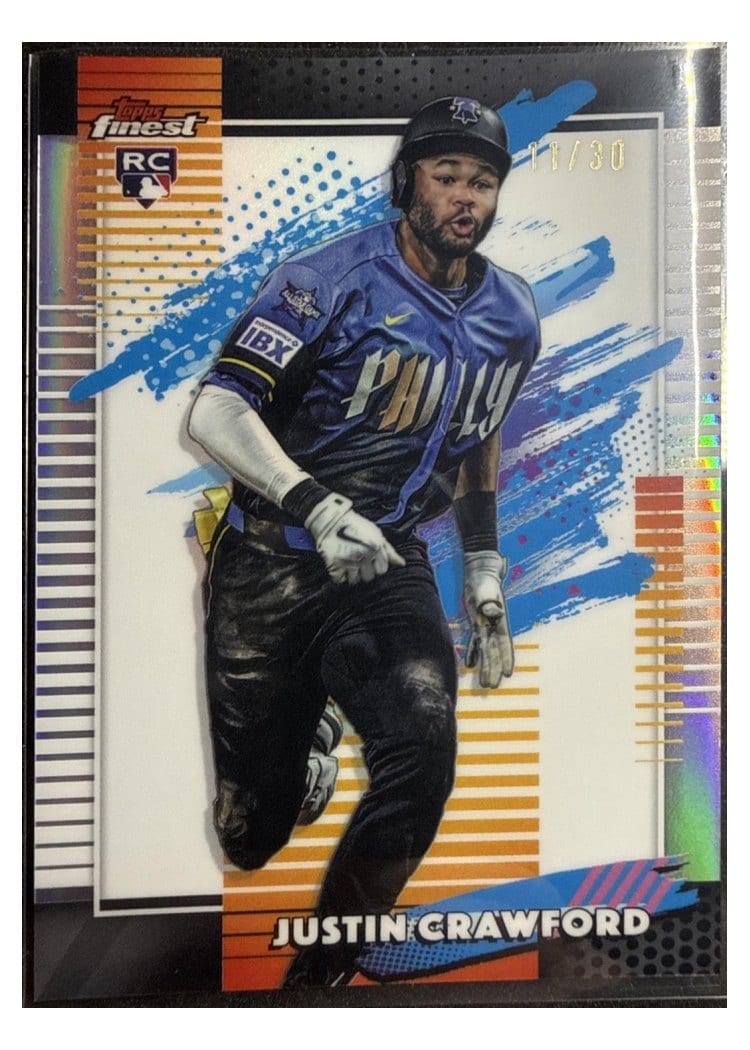 2026 Topps Finest Justin Crawford #123 card