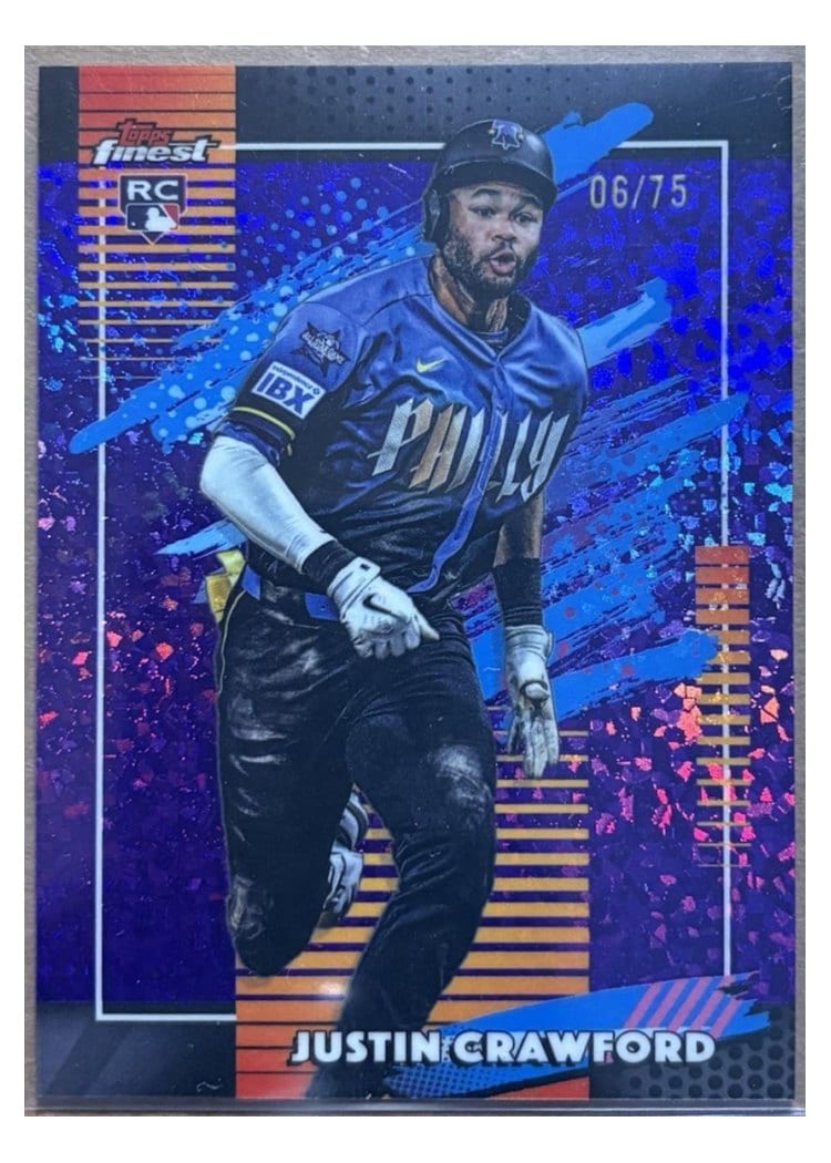 2026 Topps Finest Justin Crawford #123 card