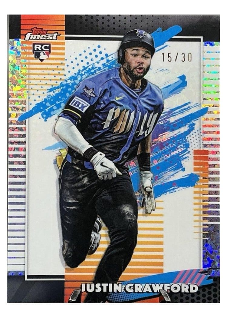 2026 Topps Finest Justin Crawford #123 card