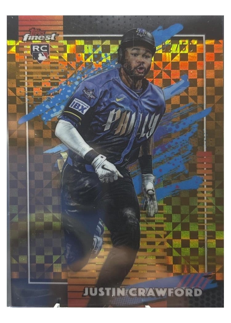 2026 Topps Finest Justin Crawford #123 card