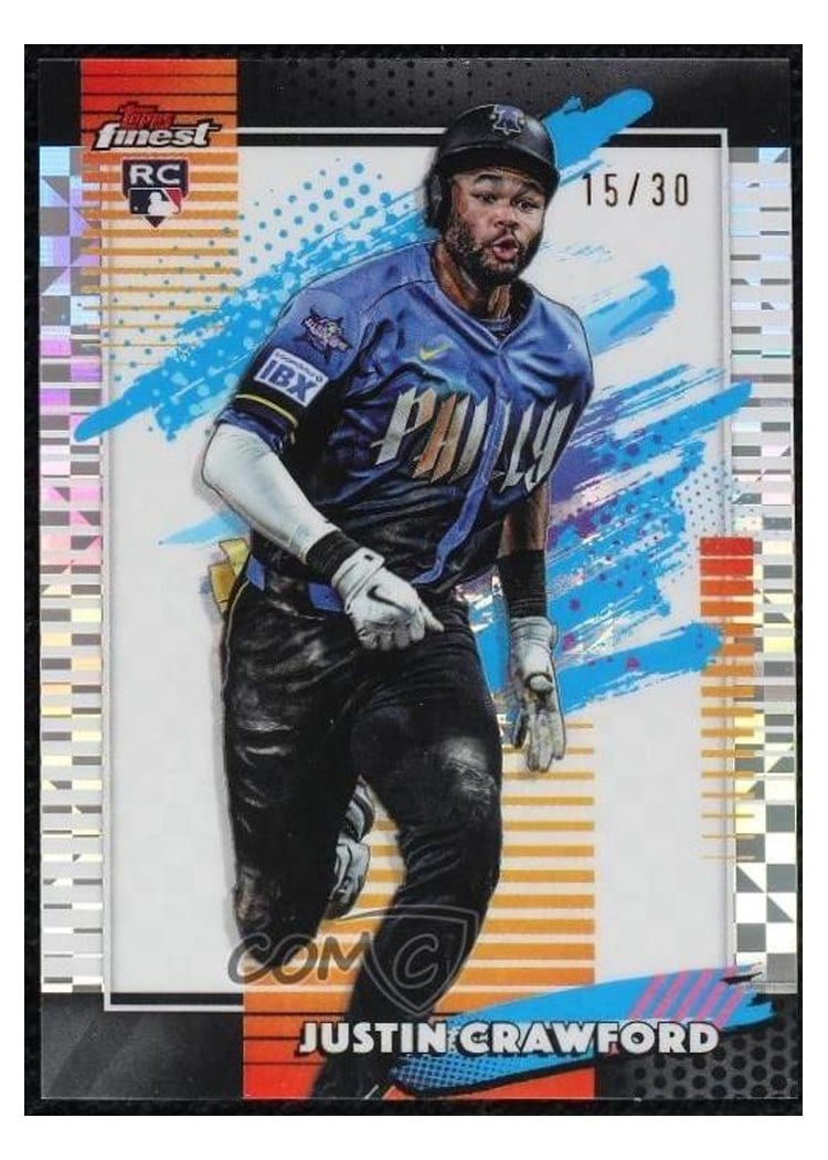 2026 Topps Finest Justin Crawford #123 card