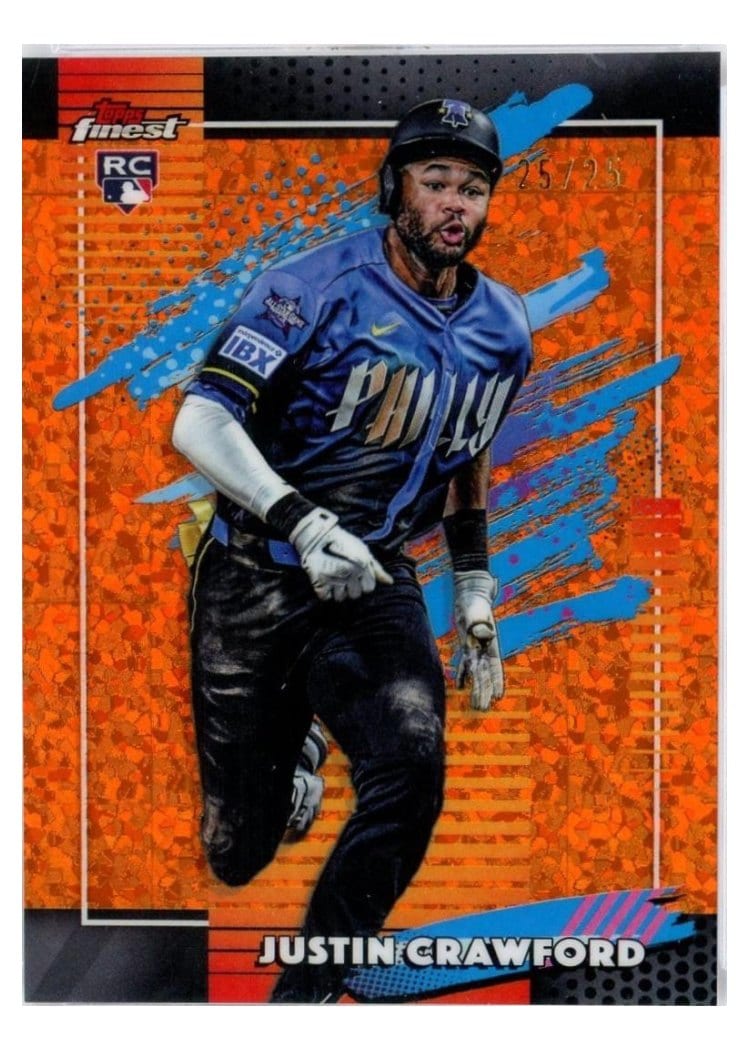 2026 Topps Finest Justin Crawford #123 card