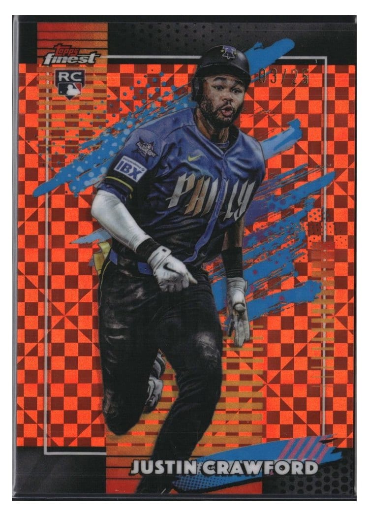 2026 Topps Finest Justin Crawford #123 card