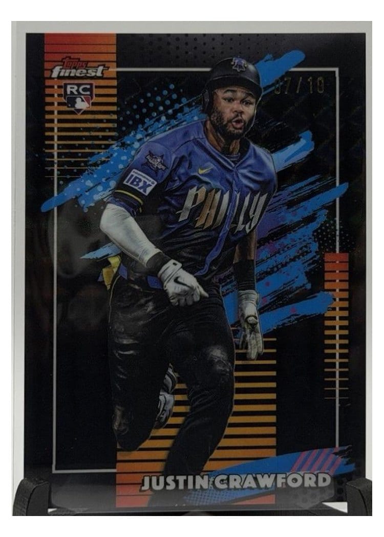 2026 Topps Finest Justin Crawford #123 card