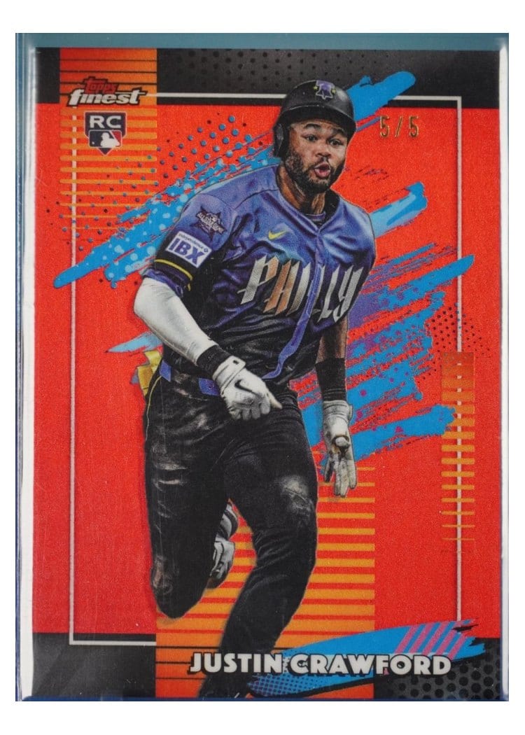 2026 Topps Finest Justin Crawford #123 card