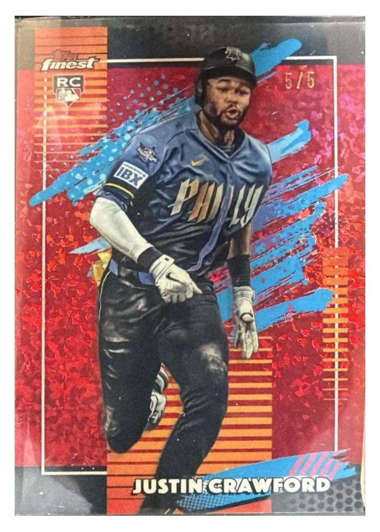 2026 Topps Finest Justin Crawford #123 card
