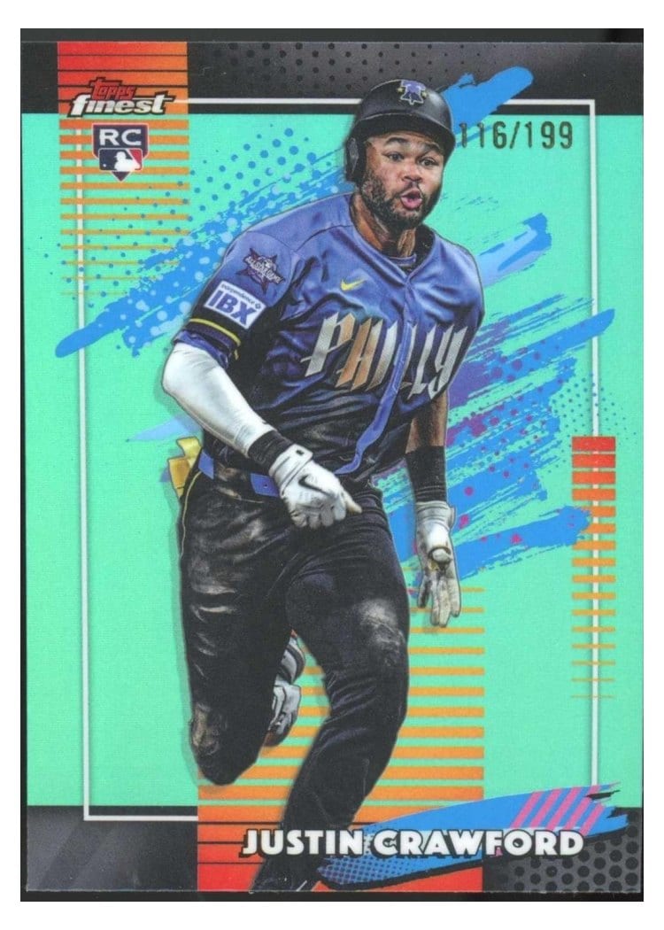 2026 Topps Finest Justin Crawford #123 card