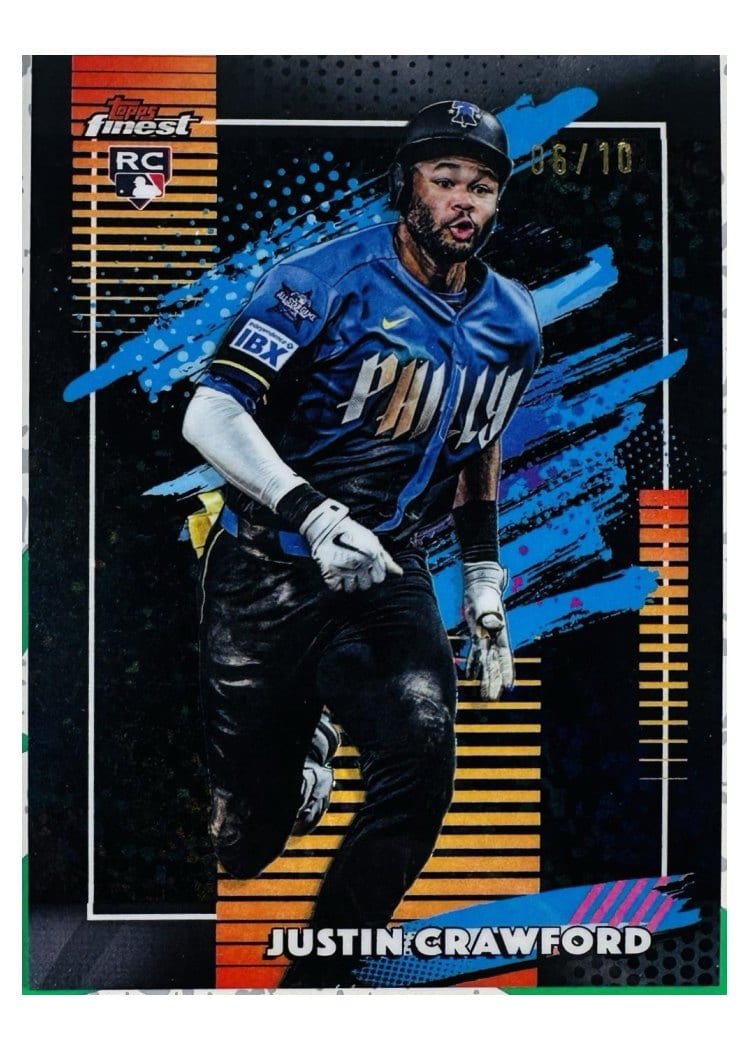 2026 Topps Finest Justin Crawford #123 card