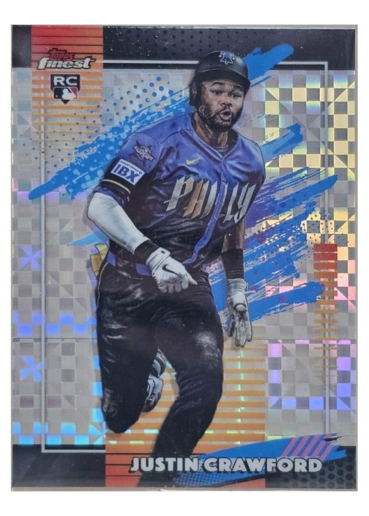 2026 Topps Finest Justin Crawford #123 card