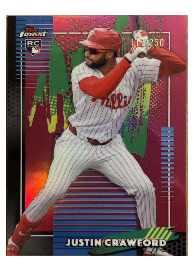 2026 Topps Finest Justin Crawford #9 card