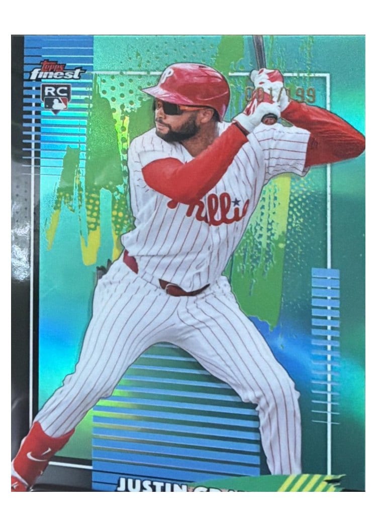 2026 Topps Finest Justin Crawford #9 card