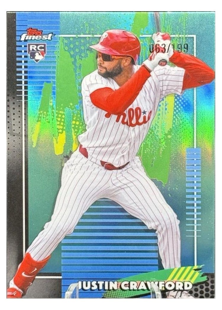 2026 Topps Finest Justin Crawford #9 card