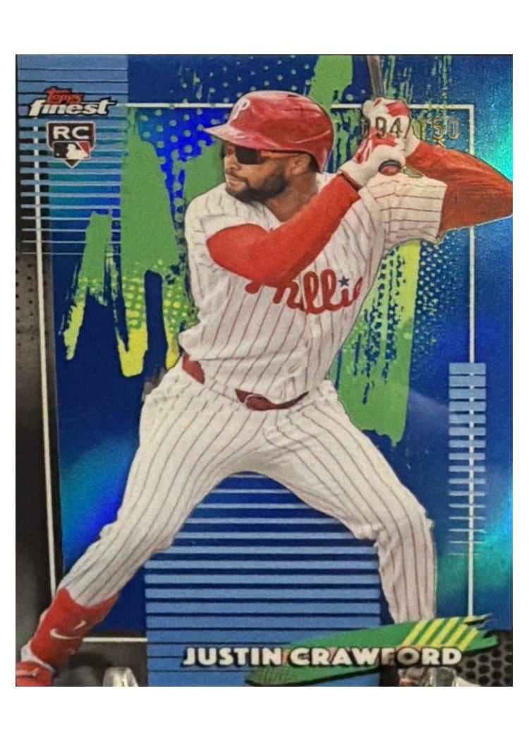 2026 Topps Finest Justin Crawford #9 card