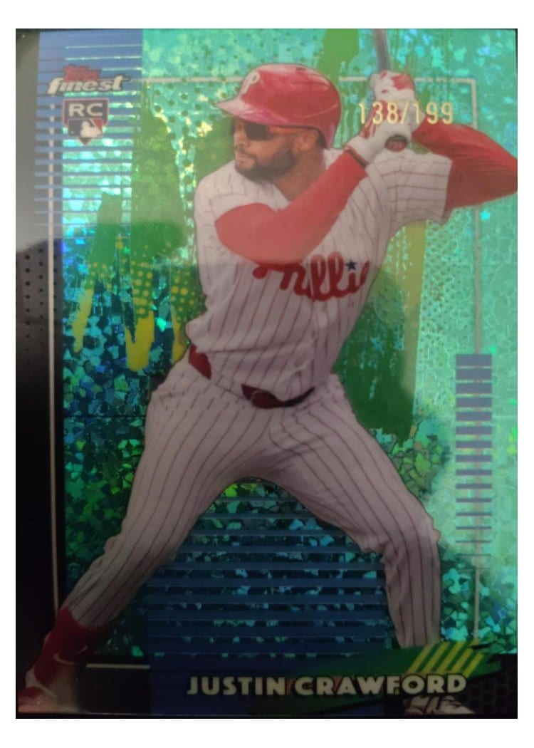 2026 Topps Finest Justin Crawford #9 card