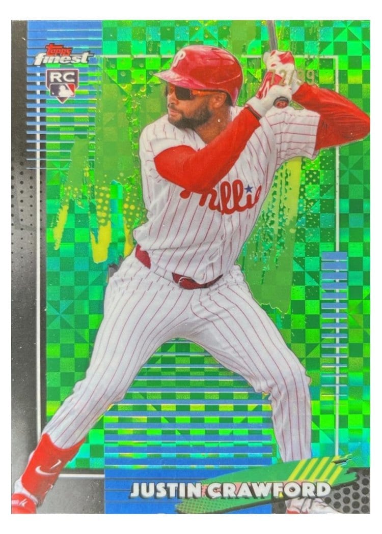 2026 Topps Finest Justin Crawford #9 card