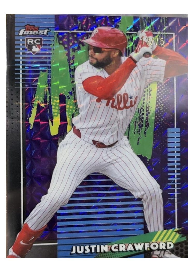 2026 Topps Finest Justin Crawford #9 card