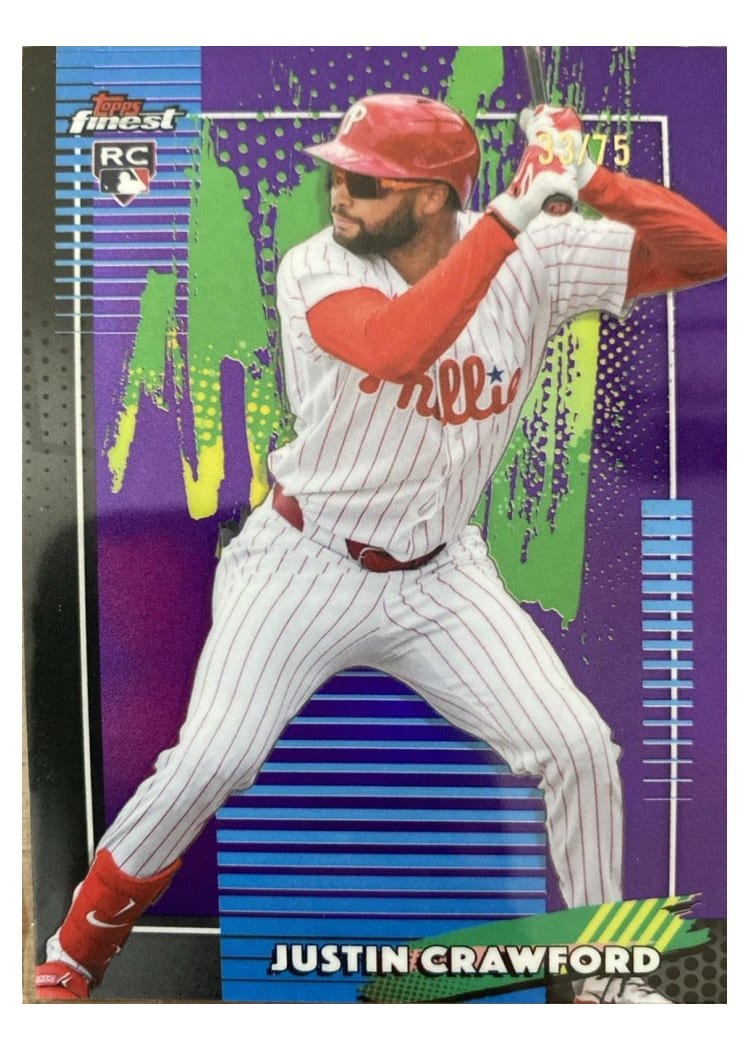 2026 Topps Finest Justin Crawford #9 card