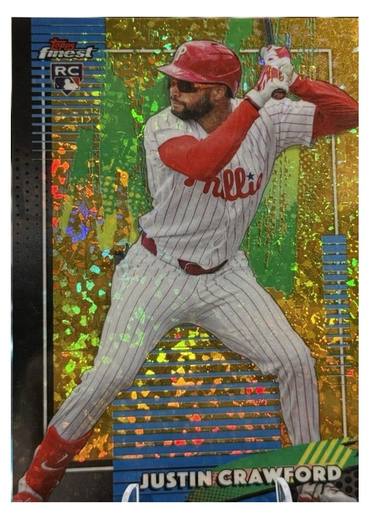 2026 Topps Finest Justin Crawford #9 card