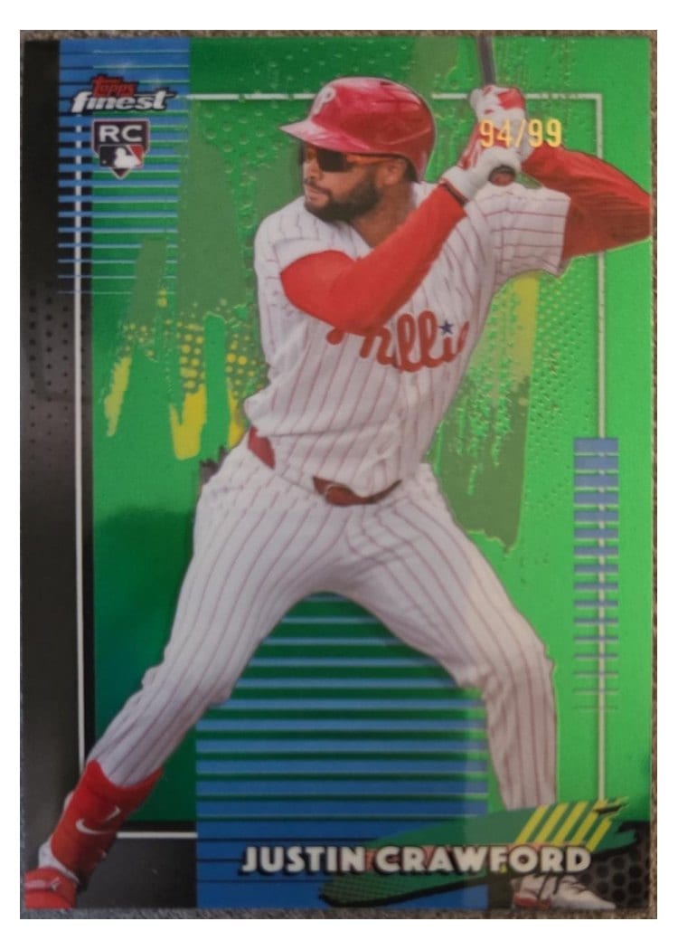 2026 Topps Finest Justin Crawford #9 card