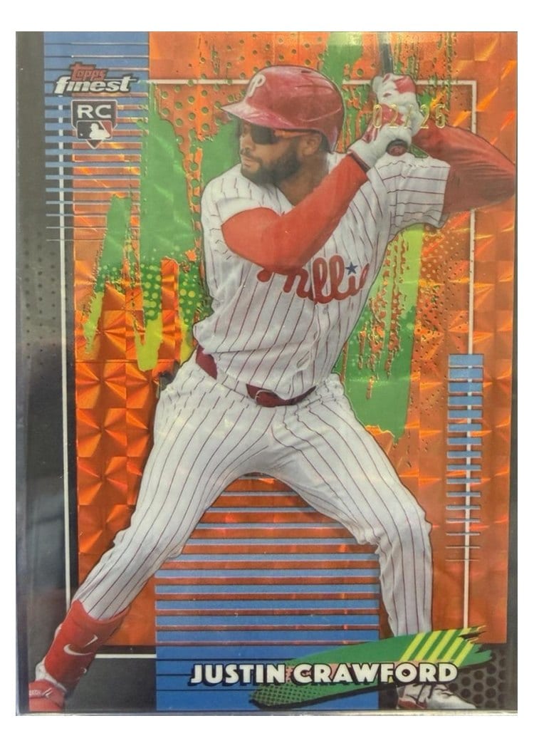 2026 Topps Finest Justin Crawford #9 card