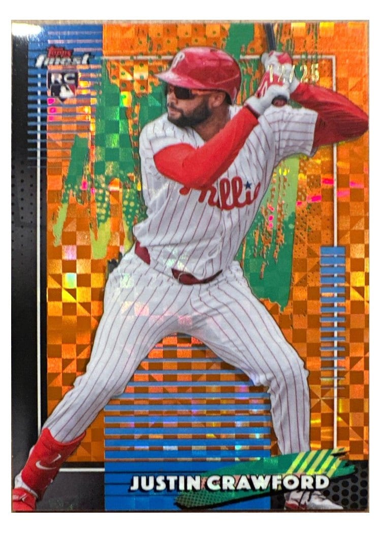 2026 Topps Finest Justin Crawford #9 card