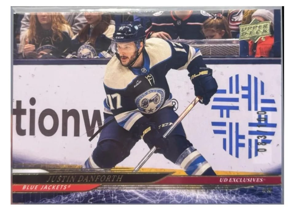 2024-25 Upper Deck Base Set Justin Danforth #292 card