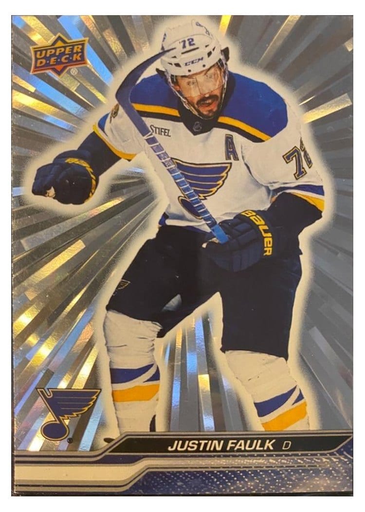 2023-24 Upper Deck Base Set Justin Faulk #409 card