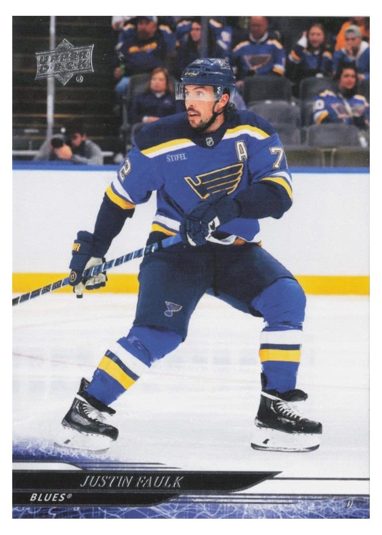 2024-25 Upper Deck Base Set Justin Faulk #612 card