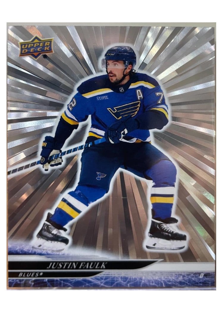2024-25 Upper Deck Base Set Justin Faulk #612 card