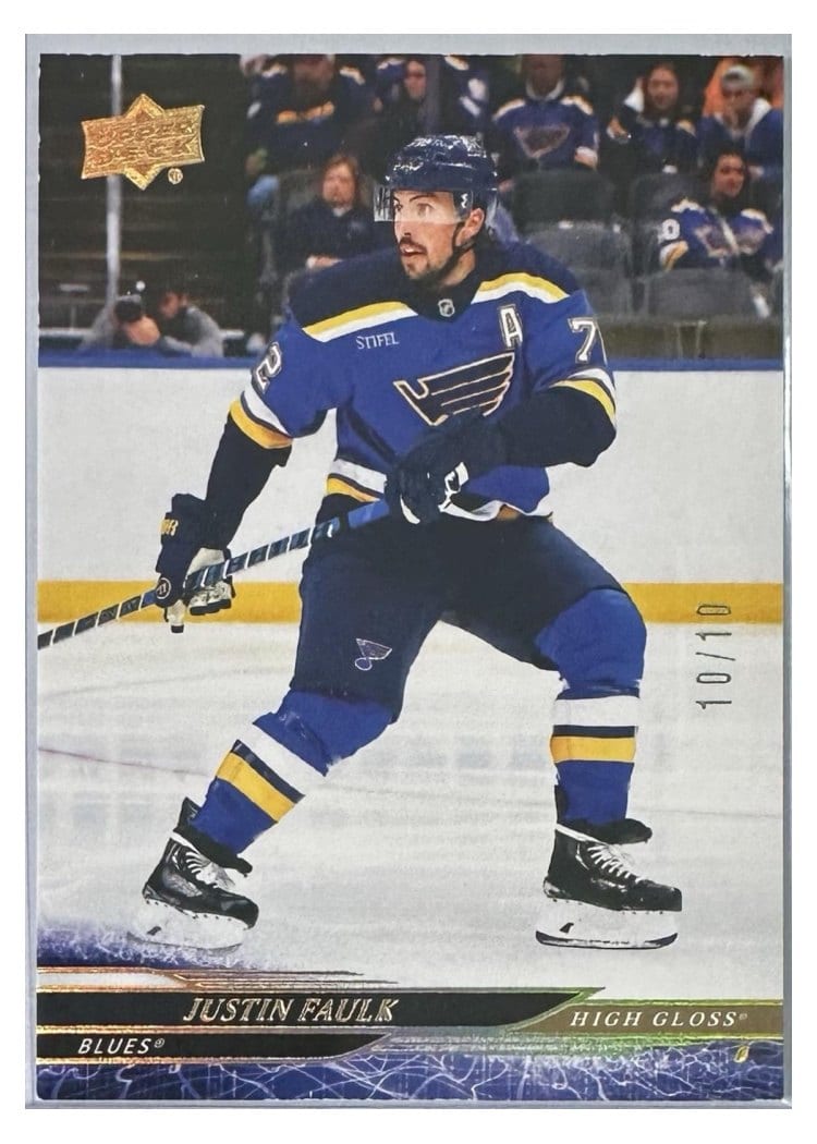 2024-25 Upper Deck Base Set Justin Faulk #612 card
