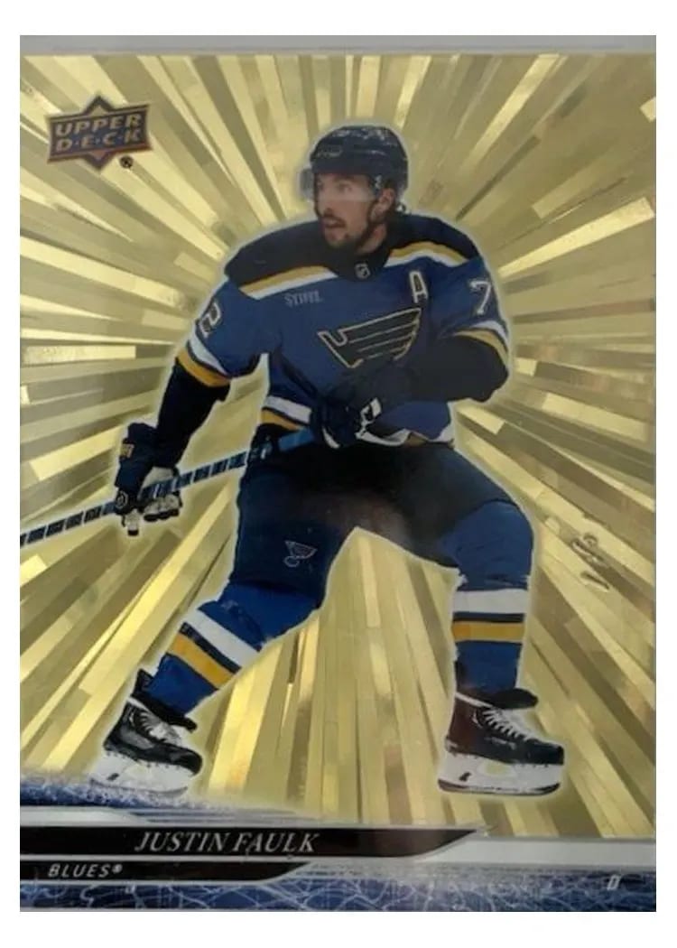 2024-25 Upper Deck Base Set Justin Faulk #612 card