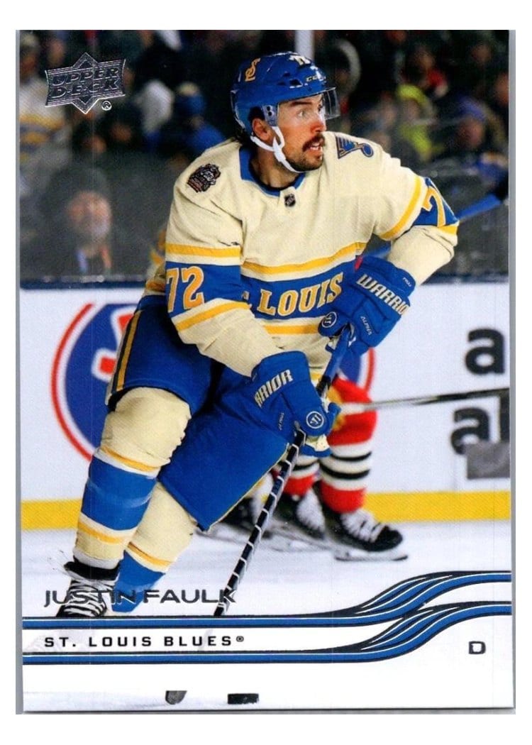 2025-26 Upper Deck Base Set Justin Faulk #149 card