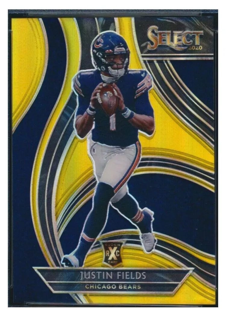 2020 Panini Select Base Set Justin Fields #404 card