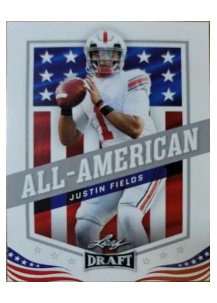 2021 Leaf Draft Justin Fields #49 card