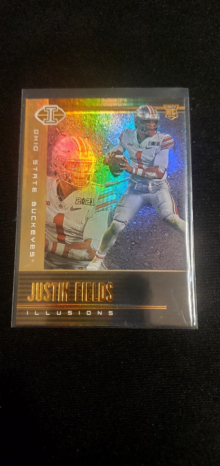 2021 Panini Chronicles Draft Picks Justin Fields #102 card
