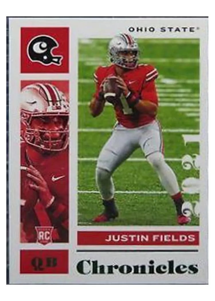 2021 Panini Chronicles Draft Picks Justin Fields #2 card