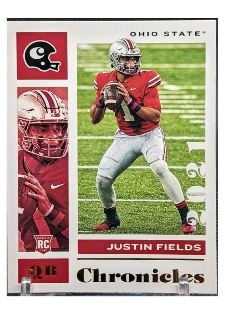 2021 Panini Chronicles Draft Picks Justin Fields #2 card