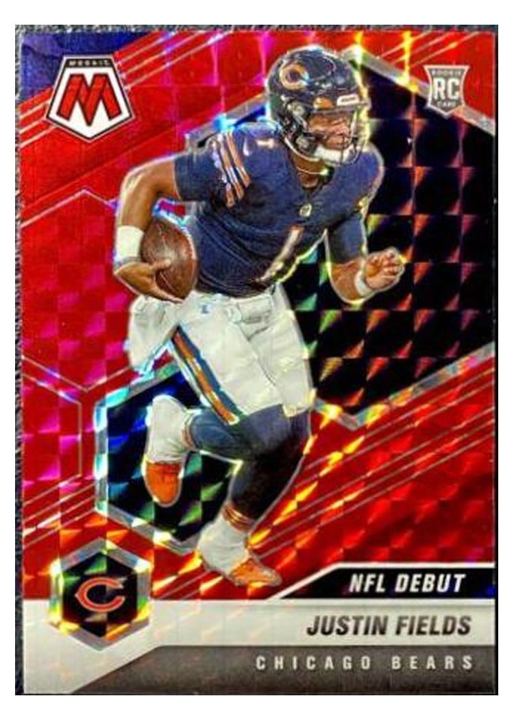 2021 Panini Mosaic Justin Fields #242 card