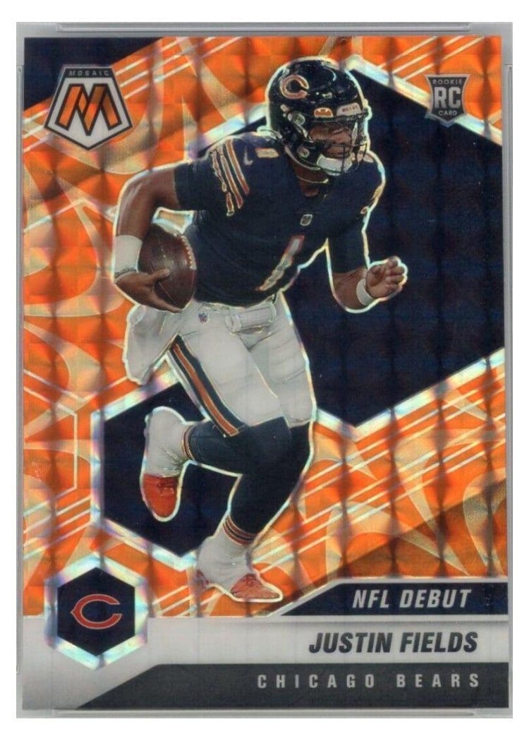 2021 Panini Mosaic Justin Fields #242 card