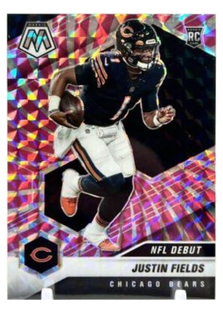 2021 Panini Mosaic Justin Fields #242 card
