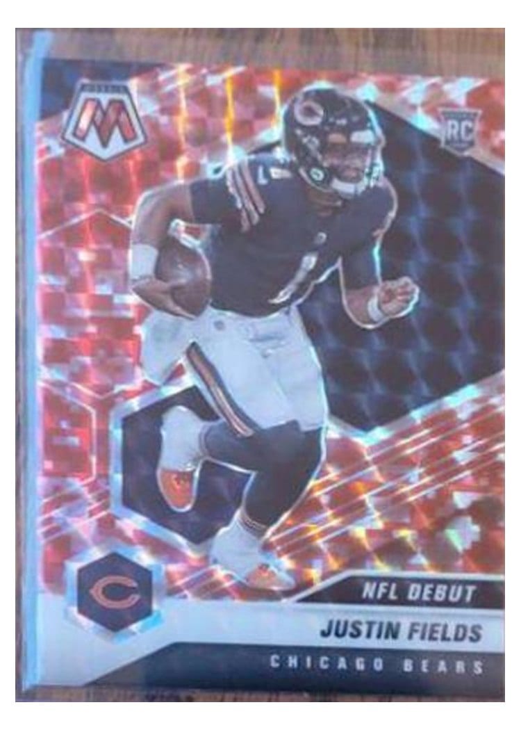 2021 Panini Mosaic Justin Fields #242 card