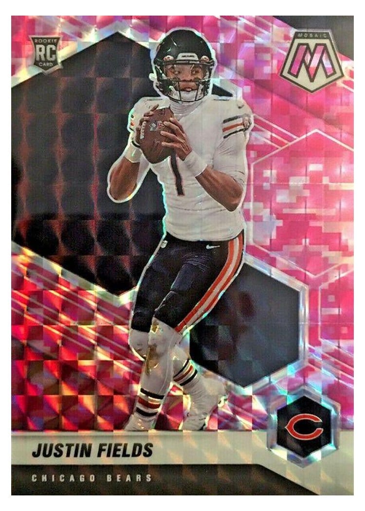 2021 Panini Mosaic Justin Fields #304 card