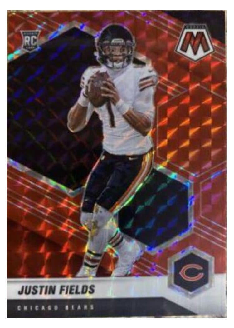 2021 Panini Mosaic Justin Fields #304 card