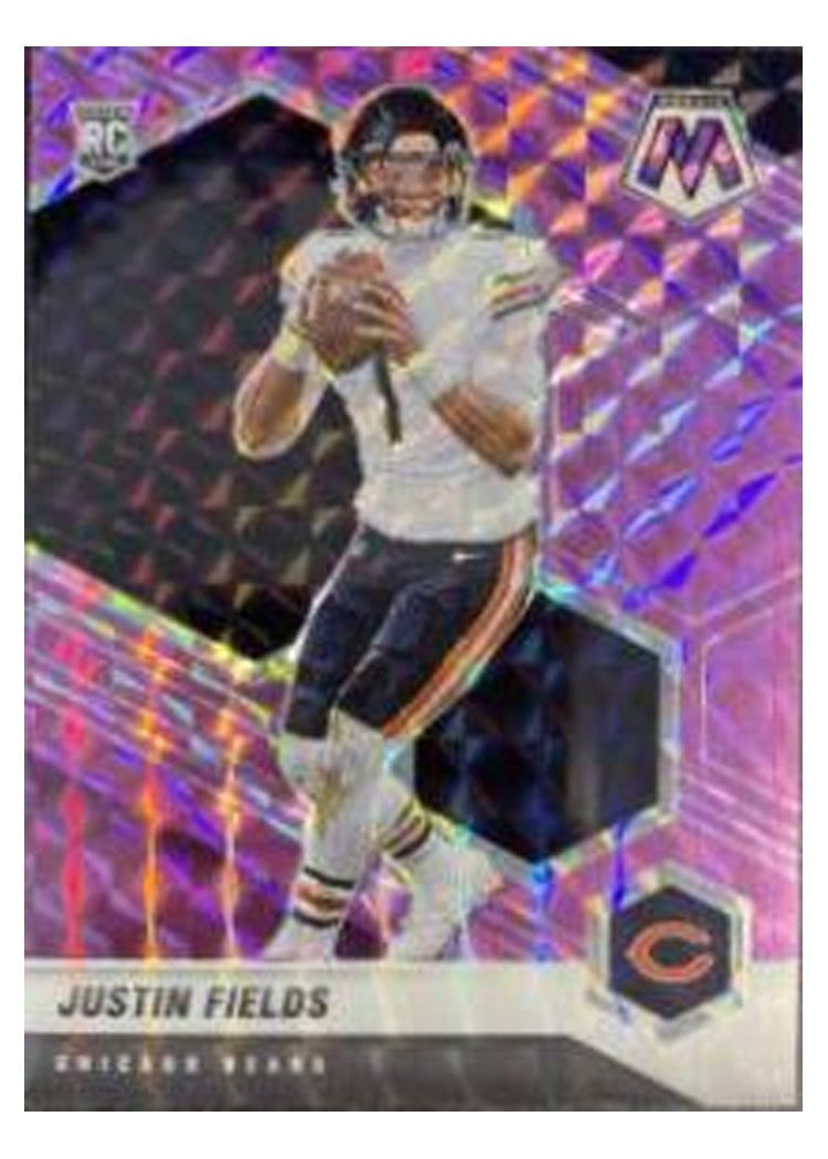 2021 Panini Mosaic Justin Fields #304 card