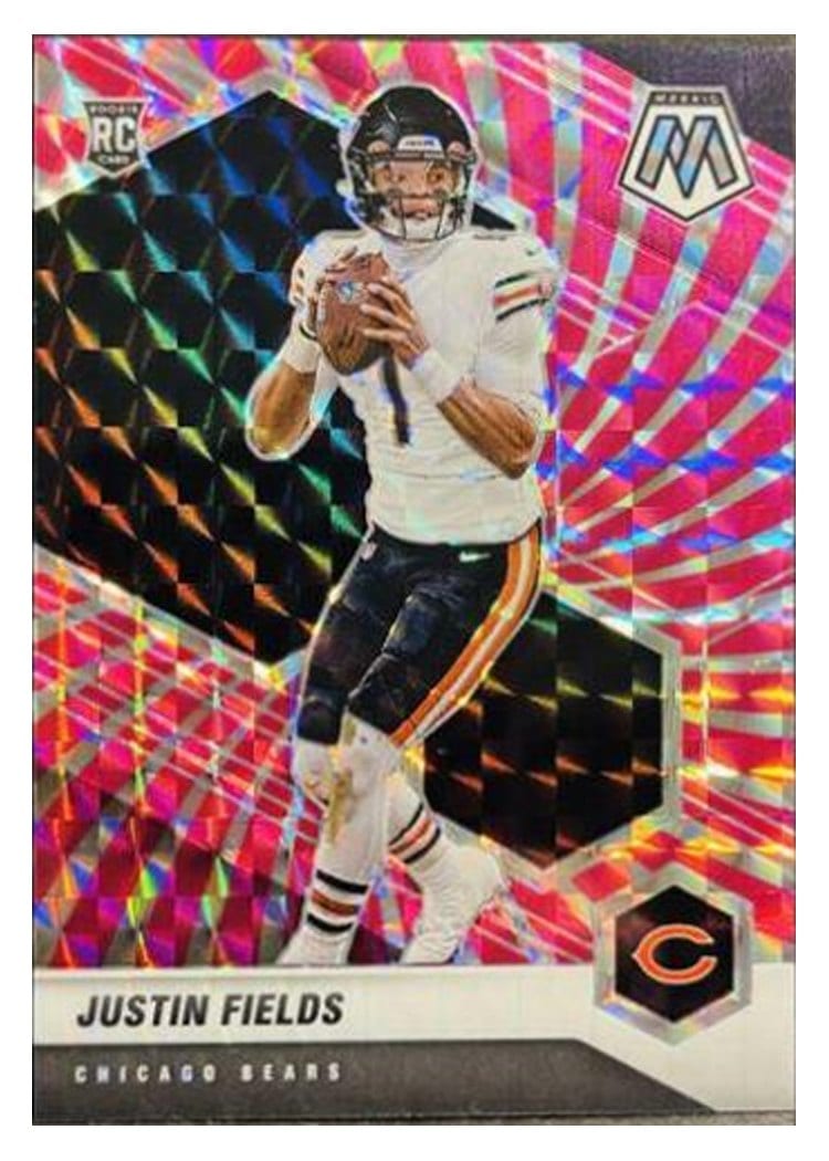 2021 Panini Mosaic Justin Fields #304 card