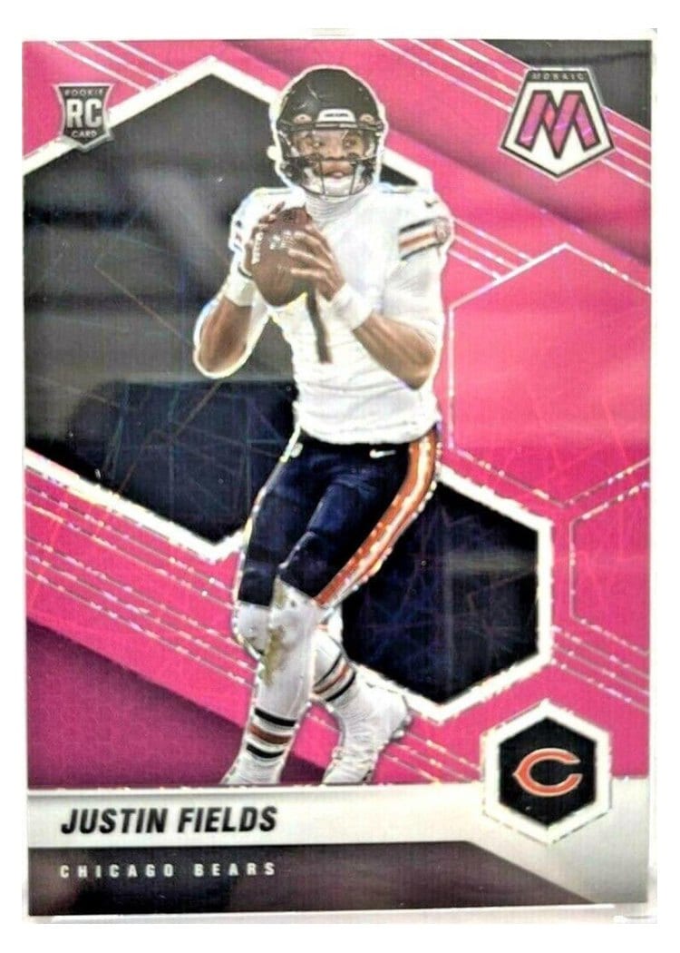 2021 Panini Mosaic Justin Fields #304 card