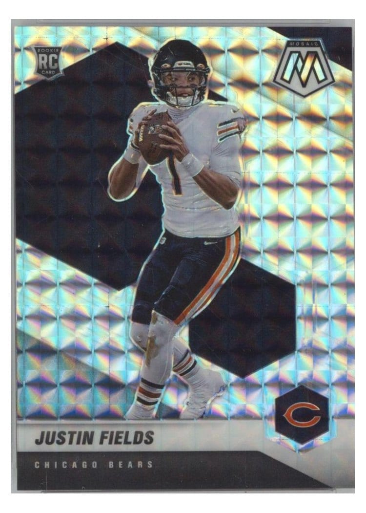 2021 Panini Mosaic Justin Fields #304 card